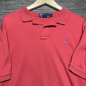 Polo Ralph Lauren Shirt Men's L Red Short Sleeve Casual Golf
